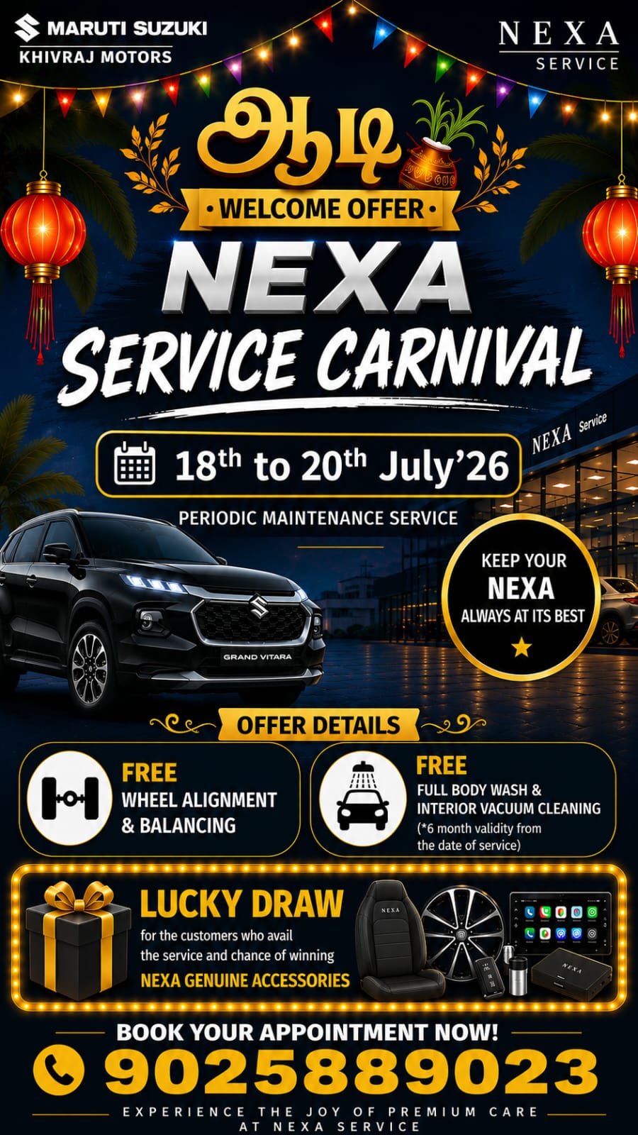 Khivraj Nexa Service Carnival