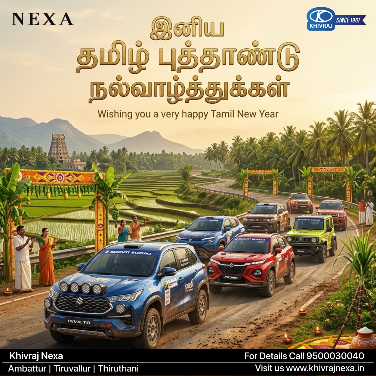 Happy Tamil New Year 2026 - Khivraj Nexa